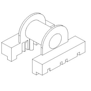 BC-1312-1/EP-13 H (5+5PIN) Transformer Bobbin