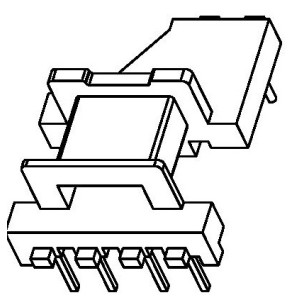 BC-1501/EM-15 H (4+2PIN) Transformer Bobbin