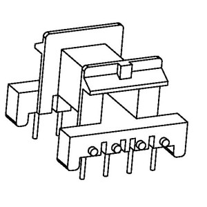 BC-2507-1/EF-25 H (4+4PIN) Transformer Bobbin