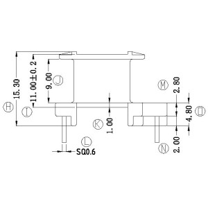 BC-1626-1/EE-16 V (5+2PIN) Transformer Bobbin