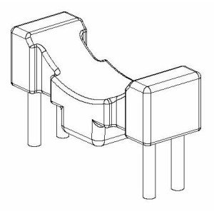 BC-038/BASE BASE (2+2PIN) Transformer Bobbin