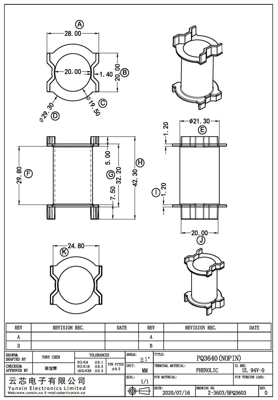 Z-3603/PQ3640(NOPIN)