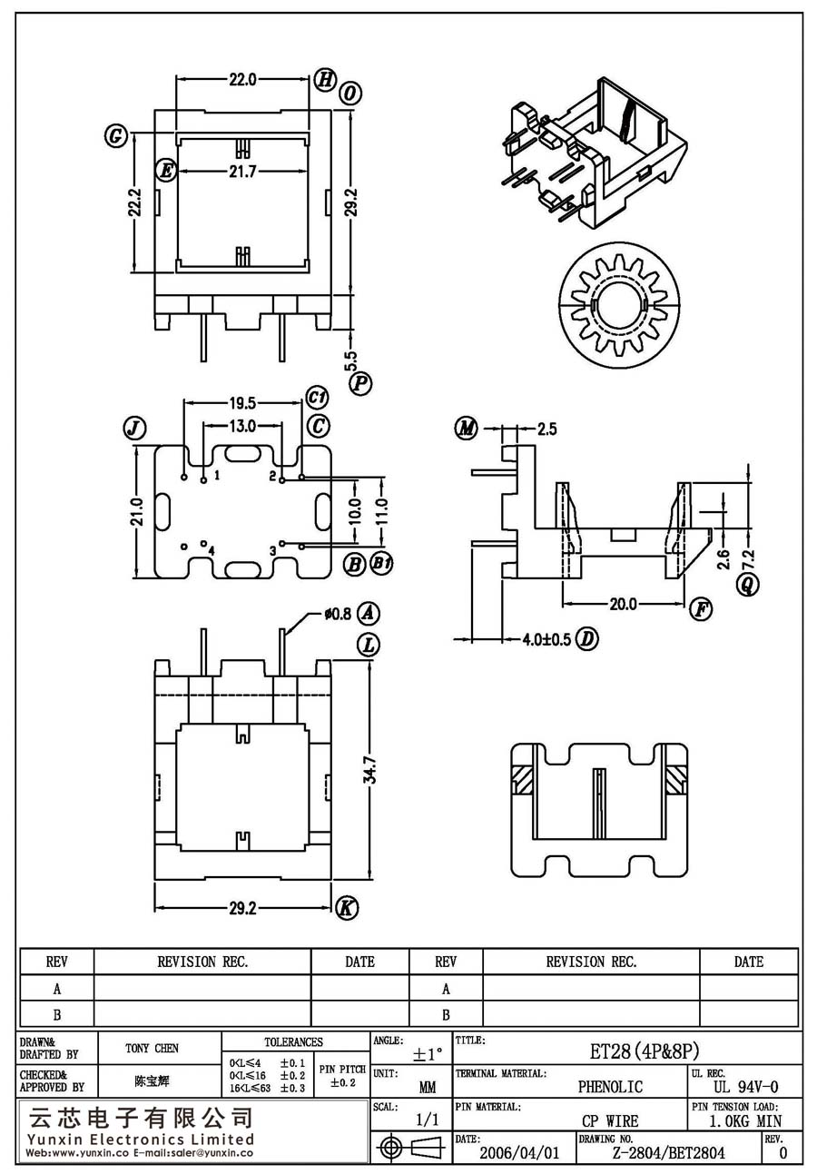 Z-2804/ET28(4P&8P)