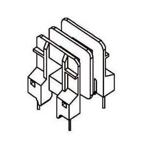 Z-2502-1/EE25 H (2+2PIN) Transformer bobbin