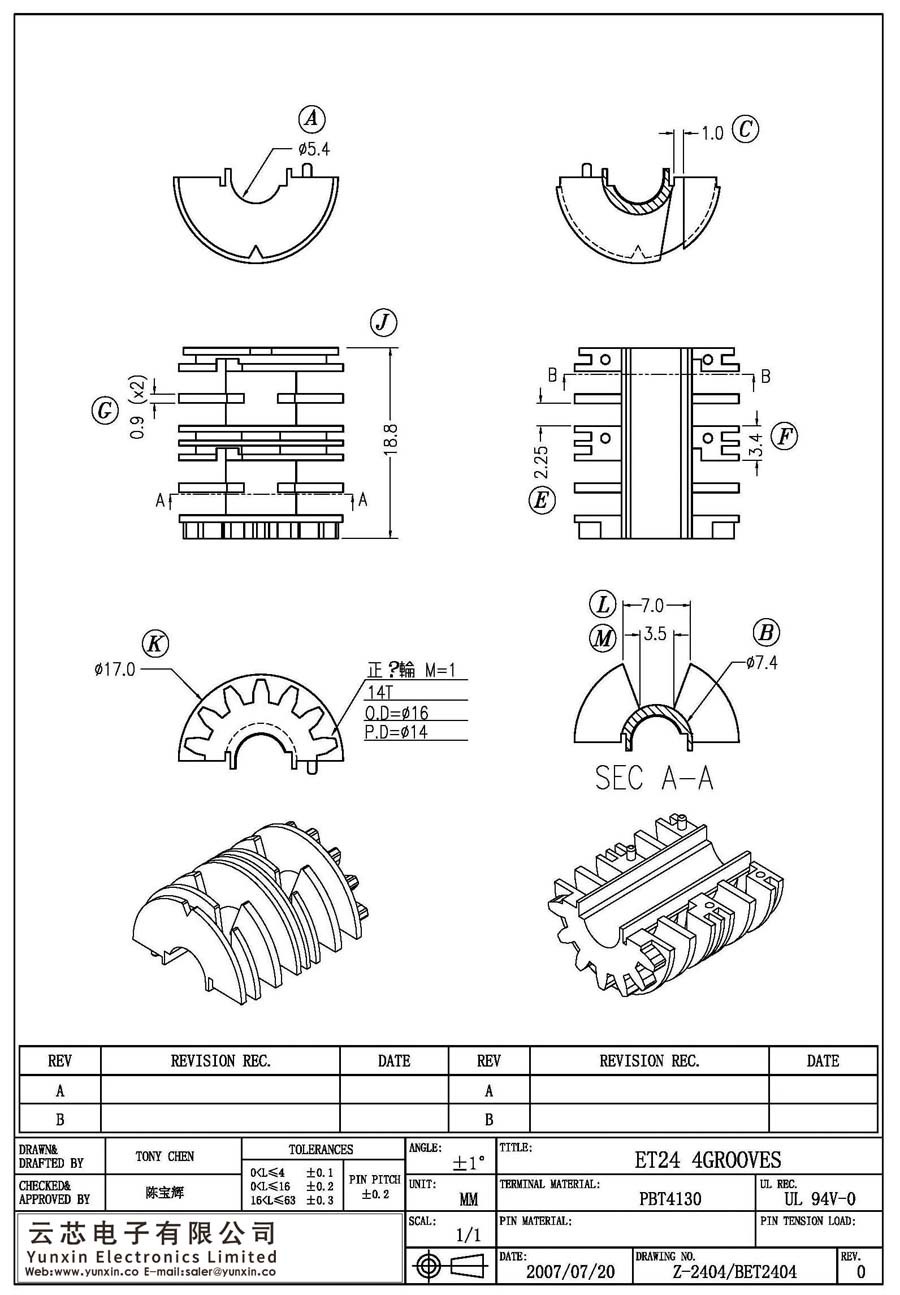 Z-2404/ET24 4GROOVES