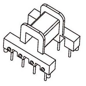 Z-1613/EE16 H (4+4PIN) Transformer bobbin