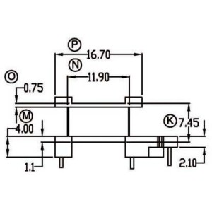 Z-1506/EE15 V (3+2+2PIN) Transformer bobbin