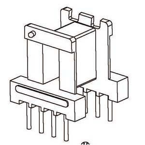 Z-1310/EE13 H (4+4PIN) Transformer bobbin