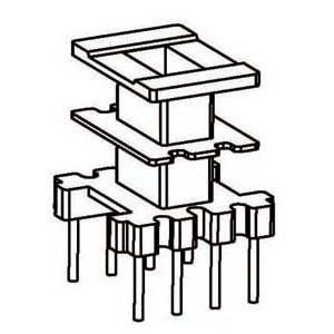 Z-1002-1/EE10 V (4+4PIN) Transformer bobbin