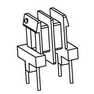 Z-0812-2/EE8.3 H (2+2PIN) Transformer bobbin