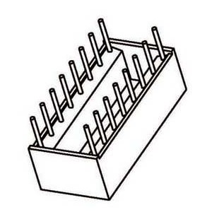 BASE-021/CASE(8+8PIN) Transformer bobbin