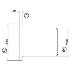 BASE-002/隔片18*12*8 Transformer bobbin