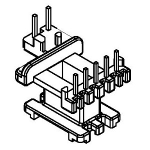 JW-1709A/EE17 V (5+2PIN) Transformer Bobbin