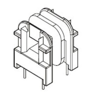 JW-1629/UF15.7 H double groove (2+2PIN) Transformer Bobbin