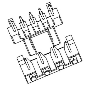 JW-1628/EE16 H (5+4PIN) Transformer Bobbin