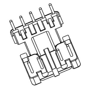 JW-1627/EE16 H (5+4PIN) Transformer Bobbin