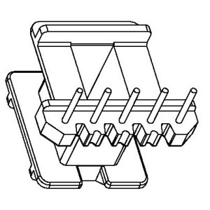 JW-1621/EE16 V unilateral (5PIN) Transformer Bobbin