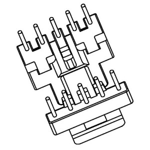 JW-1609A/EE16 H (5+5PIN) Transformer Bobbin