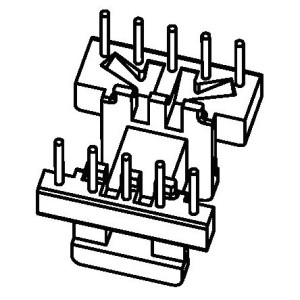 JW-1608C/EE16 H (5+5PIN) Transformer Bobbin