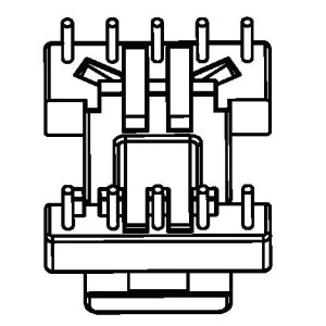 JW-1608/EE16 H (5+5PIN) Transformer Bobbin