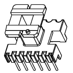 JW-1602-1/EE16 V (4+6PIN) Transformer Bobbin