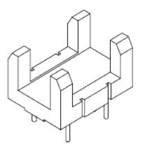 JW-1507/BASE(2+2P)PLC15 Transformer Bobbin