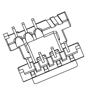 JW-1506/EM15 H (3+4PIN) Transformer Bobbin