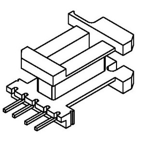 JW-1331/EE13 H (unilateral 4PIN) Transformer Bobbin