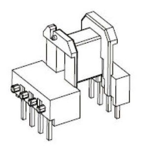 JW-1322/EE13 H (4+3PIN) Transformer Bobbin