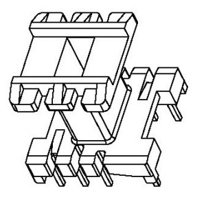 JW-1319/EE13 V (4+4PIN) Transformer Bobbin