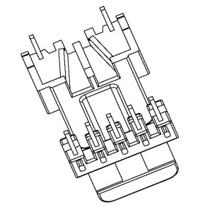 JW-1317/EE13 H (5+2PIN) Transformer Bobbin