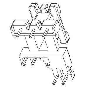 JW-1315/EI13 H (3+4PIN) Transformer Bobbin