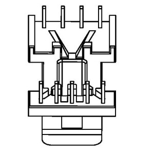 JW-1312/EE13 H (5+4PIN) Transformer Bobbin