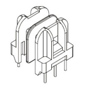 JW-1035/UU10.5 V double groove (3+3PIN) Transformer Bobbin