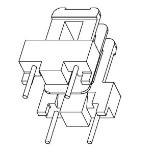 JW-804/EE8.3 H (2+2PIN) Transformer Bobbin