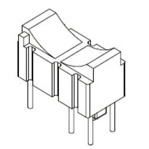 JW-035/BASE(3+3PIN) Transformer Bobbin