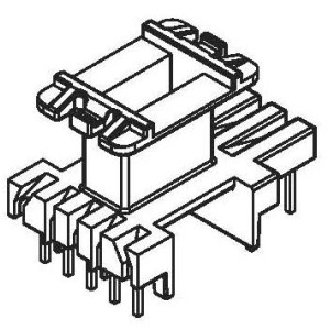 JW-1624B/EE16 V (5+1+4PIN) Transformer Bobbin