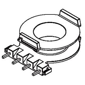 JW-2565/EQ25 V Single Side (5PIN) Transformer Bobbin