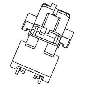 JW-1311A/EE13 H (2+4P) Transformer Bobbin