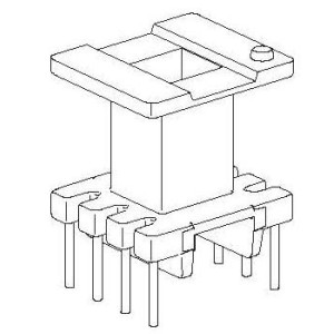 JW-1662/EE16 V (4+4PIN) Transformer Bobbin